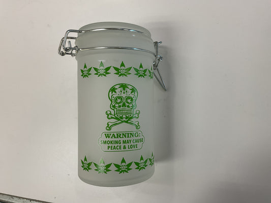 FROASTED GLASS JAR