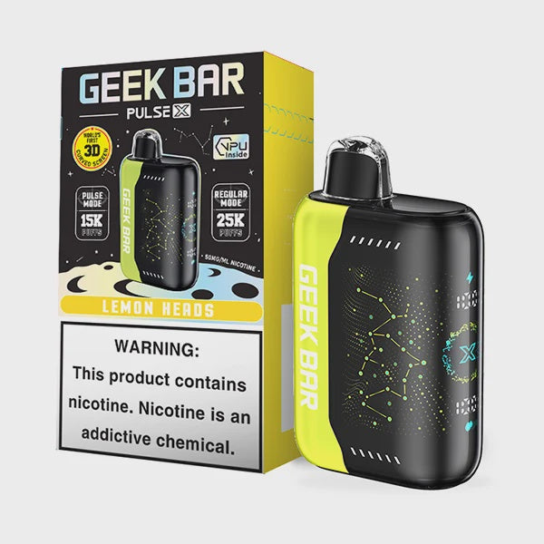 GEEK BAR PULSE X 25K LEMON HEADS
