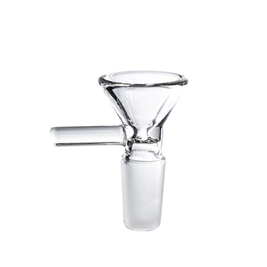 BOWL 14mm MALE W/HANDLE 10/pk COLOR
