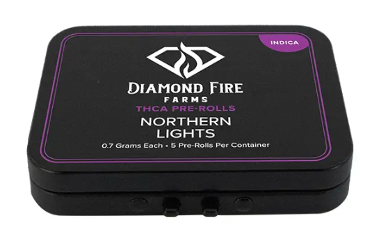 Diamond fire northern lights