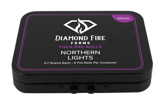 Diamond fire northern lights