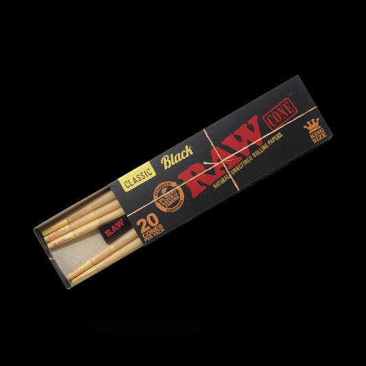 RAW CLASSIC BLACK KING SIZE 20PCS