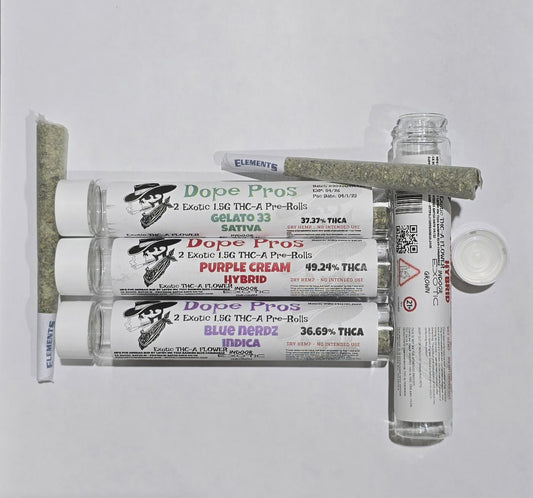 DOPE PROS THC-A PREROLLED GRAVENSTIEN HYBRID