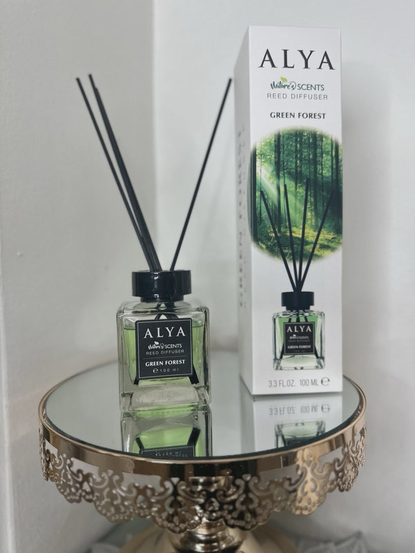 ALYA NATURE'S SCENTS REED DIFFUSER 3.4FL G 100ML 30ct/DISPLAY ASSORTED
