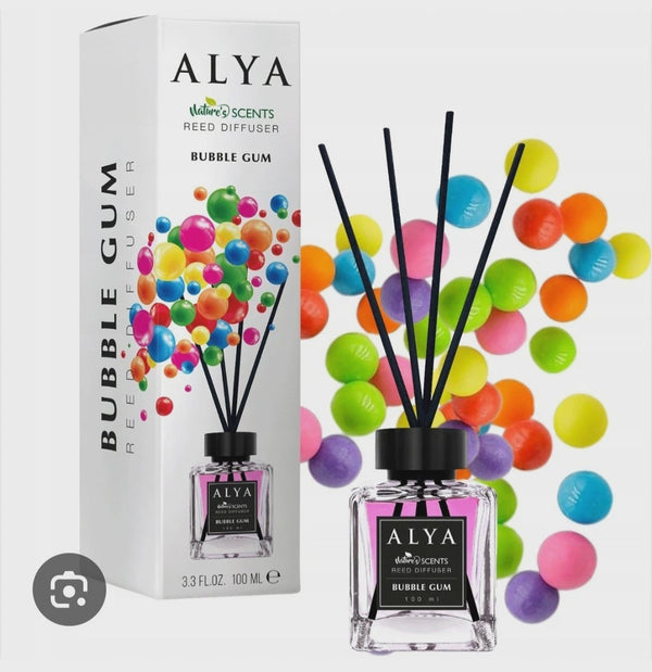 ALYA NATURE'S SCENTS REED DIFFUSER 3.4FL  C100ML 30ct/DISPLAY ASSORTED