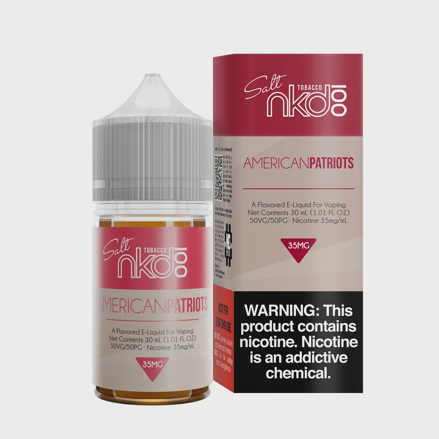 NAKED 100 SALTS 30ML 35MG AMERICAN PATRIOTS