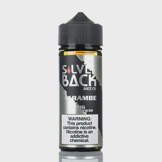 SILVER BACK JUICE CO. - HARAMBE- 3MG 120ML 70/30