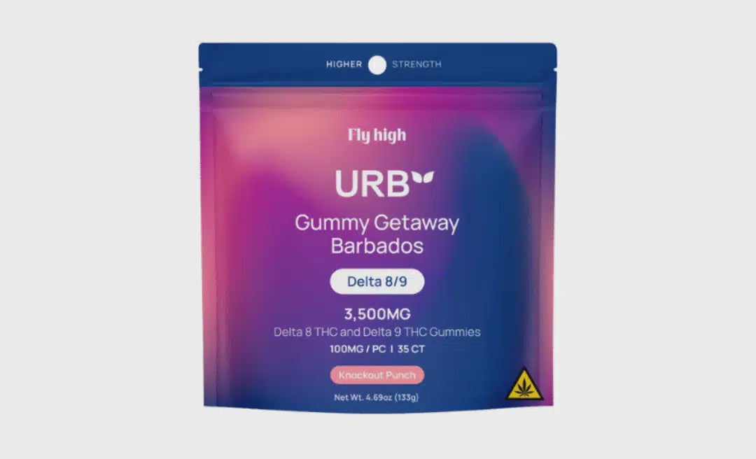URB GUMMY GRATWAY BARBADOS 3500MG D8/9 100MG 35CT KNOCKOUT PUNCH