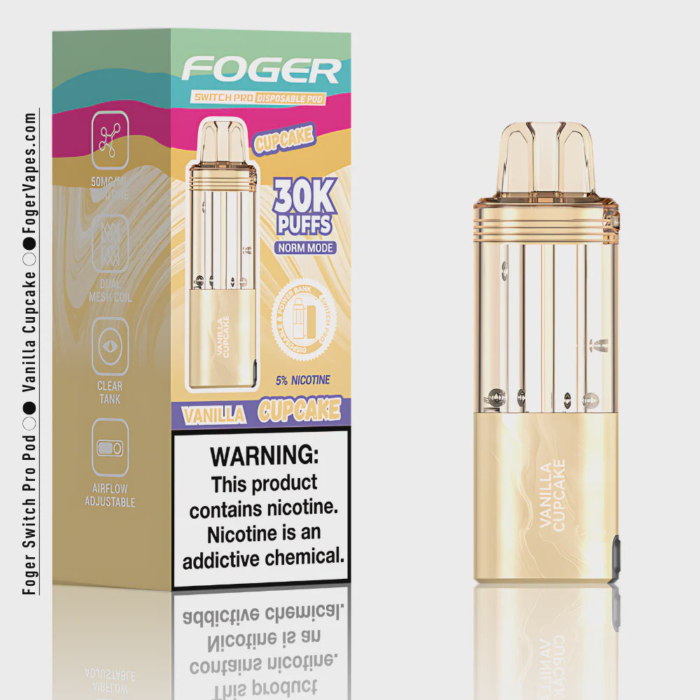 FOGER VANILA CUPCAKE DISPOSABLE POD
