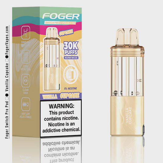 FOGER VANILA CUPCAKE DISPOSABLE POD