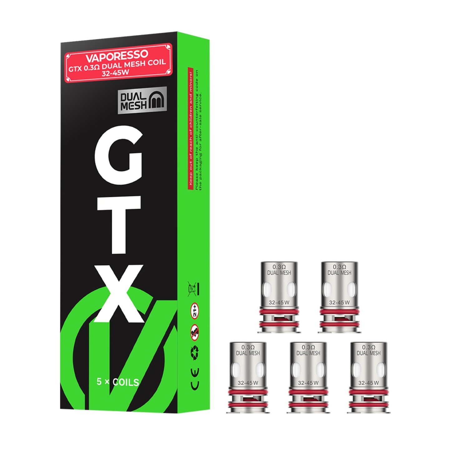 GTX Coils - 0.3Ω (Dual Mesh)