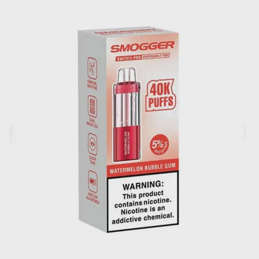 SMOGGER 40K REFILL PODS WATERMELON BUBBLEGUM
