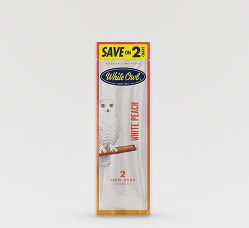 WHITE OWL WHITE PEACH 2 FOR 1.19