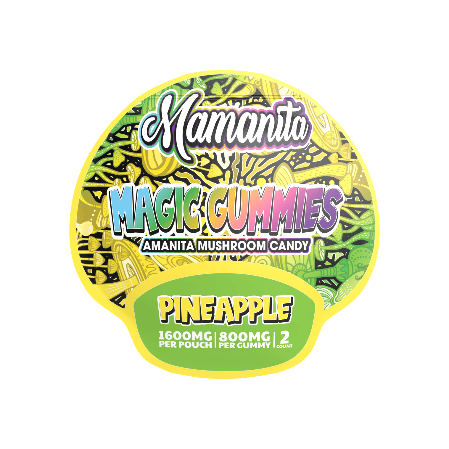 Mamanita Mushroom Candy Pineapple 16000Mg